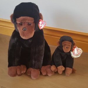 Beanie Baby/Buddy Duo - Congo gorilla